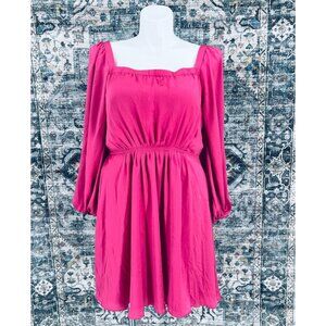 Kobi Halperin Women's Stavy  Mini Dress Size XL Pink Lady Short Skirt